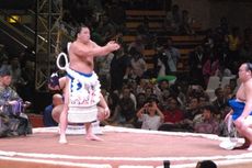 Meriahnya Turnamen Sumo di Jakarta