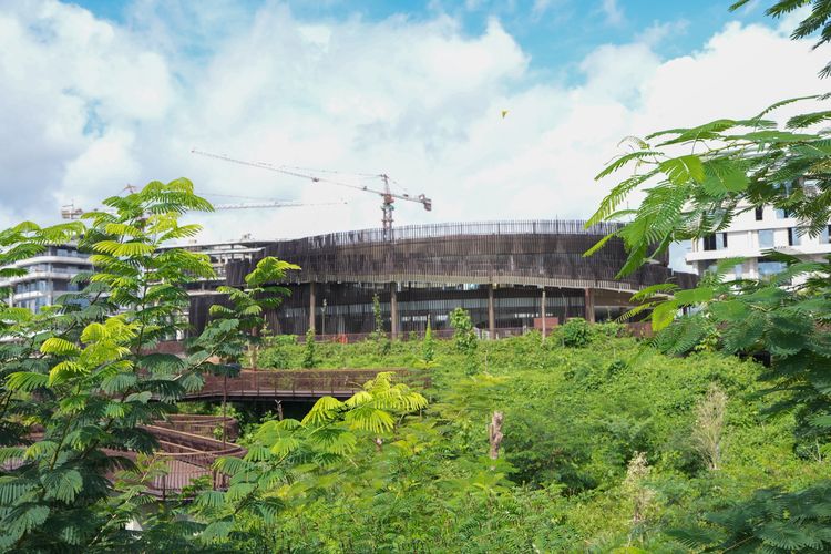 Penampakan terkini kawasan Plaza Seremoni di IKN.