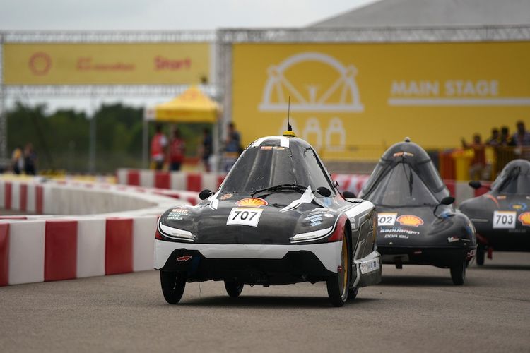 Ilustrasi kompetisi Shell Eco Marathon