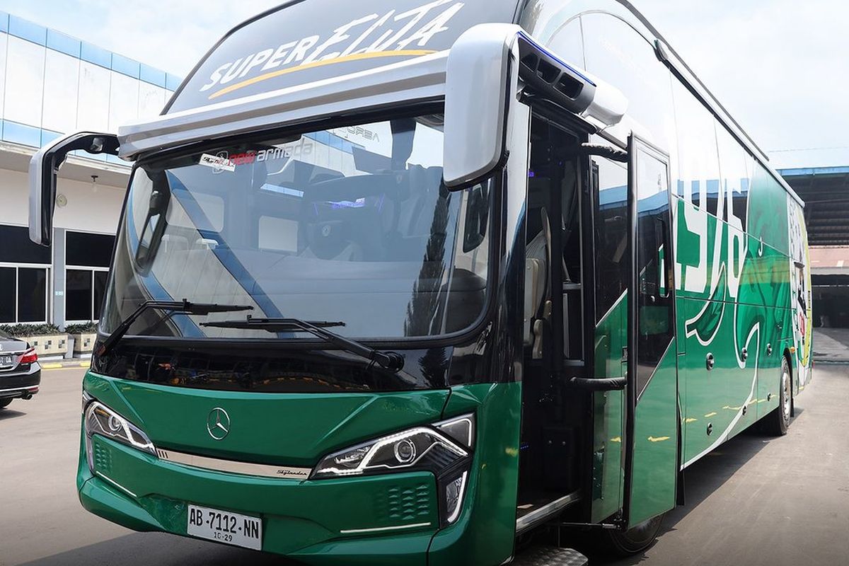 Bus baru tim sepakbola PSS Sleman