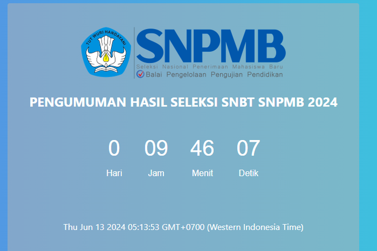 Jadwal dan link pengumuman UTBK SNBT 2024