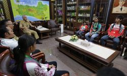 Juarai Asian BMX Championship, 3 Pebalap Ini Bertemu Gubernur Ganjar