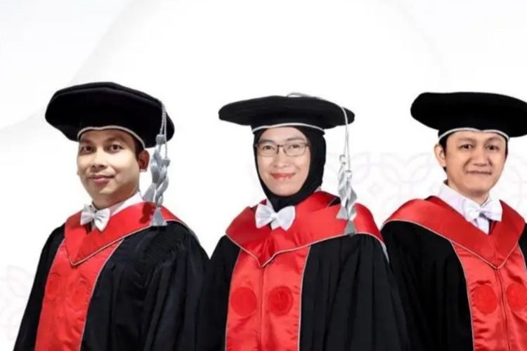 Tiga profesor riset baru di BRIN, Prof. Isnaeni, Prof. Erma Yulihastin dan, Prof. Muhammad Reza Cordova