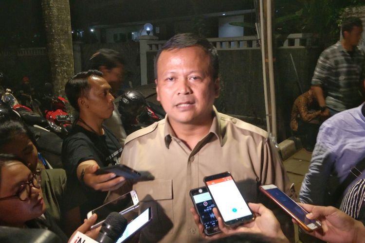 Wakil Ketua DPP Partai Gerindra Edhy Prabowo Subianto saat ditemui di kediaman Prabowo, Jalan Kertanegara, Jakarta Selatan, Selasa (14/8/2018) malam.