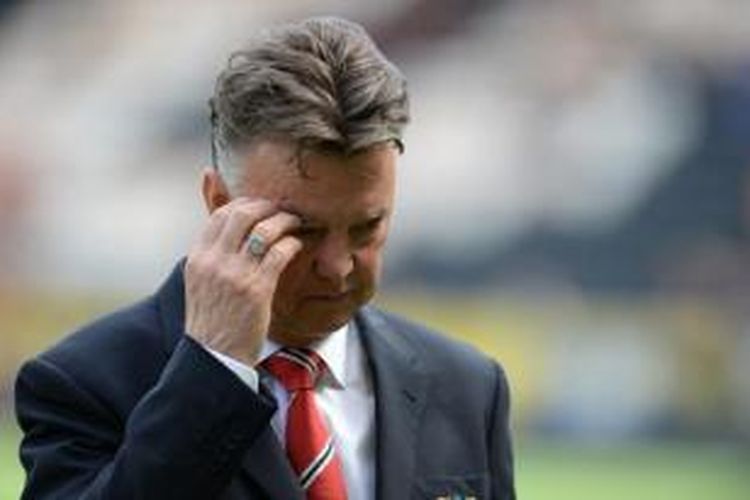 Manajer Manchester United, Louis van Gaal.