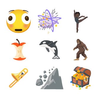 Deretan desain emoji yang diajukan dan direncanakan rilis antara tahun 2025 atau 2026.