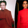 Lihat, Outfit Merah Meghan Markle yang Disebut Mirip Wallis Simpson