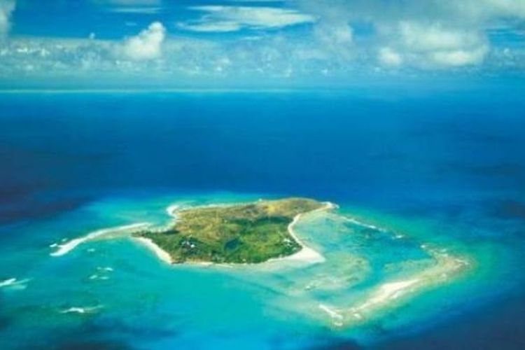 Pulau Necker, pulau milik pengusaha Richard Branson.