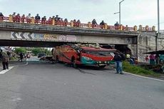 Hampir Sebulan, Sopir Bus yang Tabrak Flyover Padang Panjang Belum Juga Tertangkap