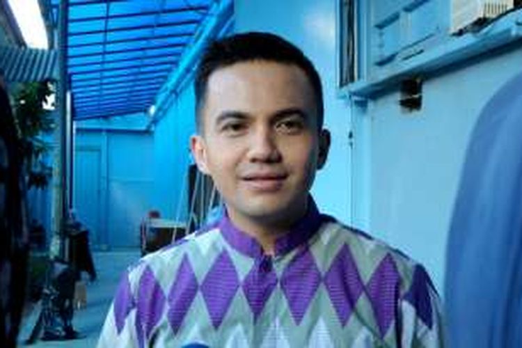 Artis peran dan pembawa acara Sahrul Gunawan saat ditemui di kawasan Mampang, Jakarta Selatan, Kamis (16/6/2016).