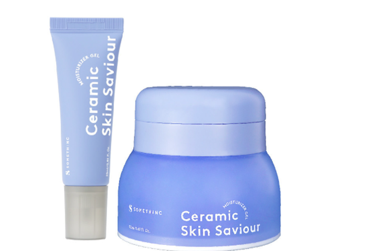 Somethinc Ceramic Skin Saviour Moisturizer Gel, rekomendasi moisturizer untuk kulit kering dan kombinasi