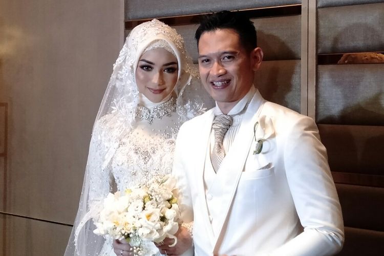 Citra Kirana dan Rezky Aditya menggelar resepsi pernikahan di Jakarta, Minggu (8/12/2019)