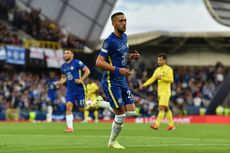 Chelsea Vs Villarreal, Gol Hakim Ziyech Jadi Pembeda Babak Pertama