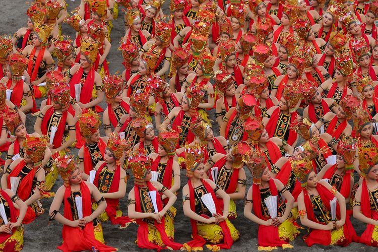 Gandrung Sewu Banyuwangi Kian Diminati, 200 Penari dari Luar Daerah Ikut Ambil Bagian