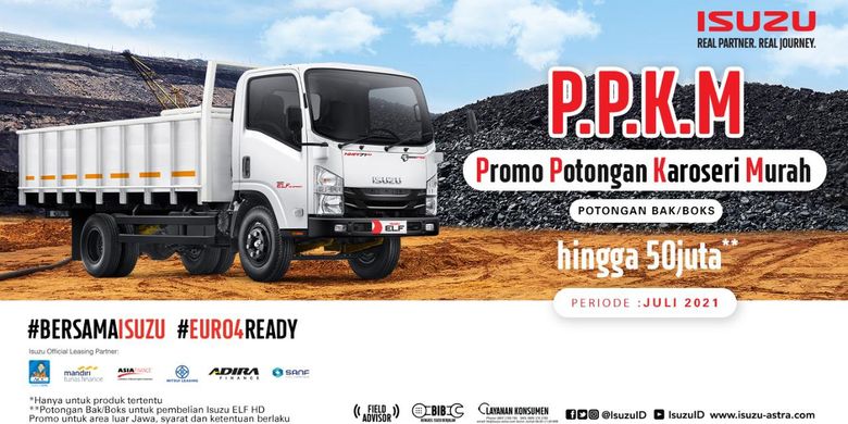 Promo Potongan Karoseri Murah untuk Isuzu Elf