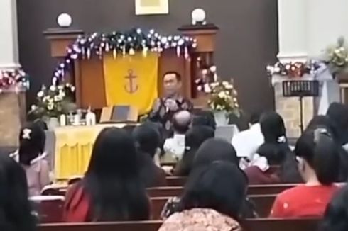 Viral, Video Caleg Gerindra Diduga Kampanye di Gereja Makassar