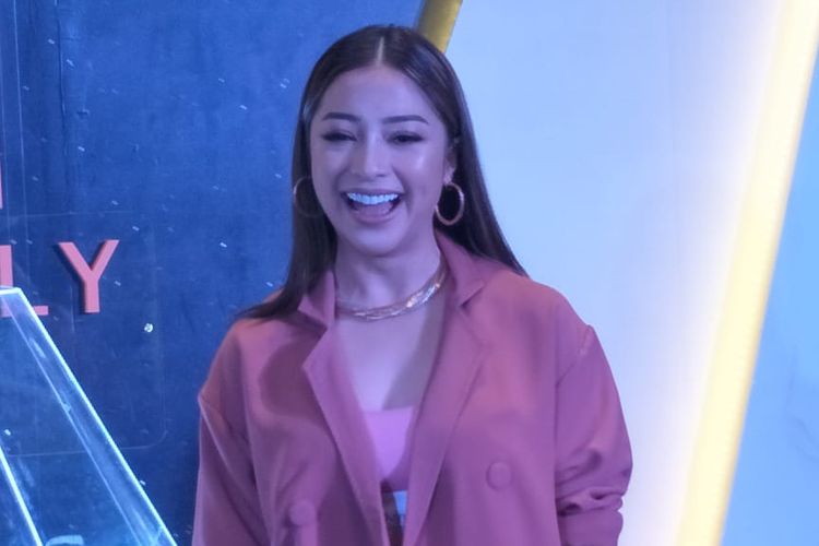 Nikita Willy saat ditemui di Ritz Carlton, Jakarta Selatan, Rabu (12/2/2020).