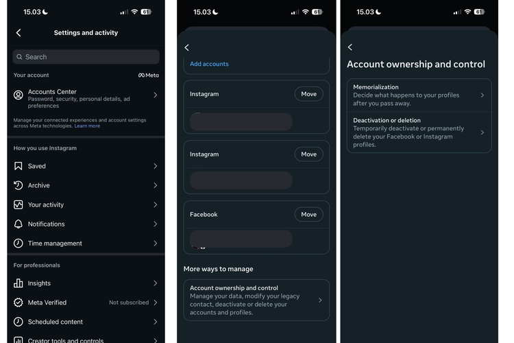 Ilustrasi cara hapus akun IG permanen 