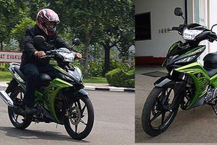 All-New Jupiter MX ketika dicoba KOMPAS.com