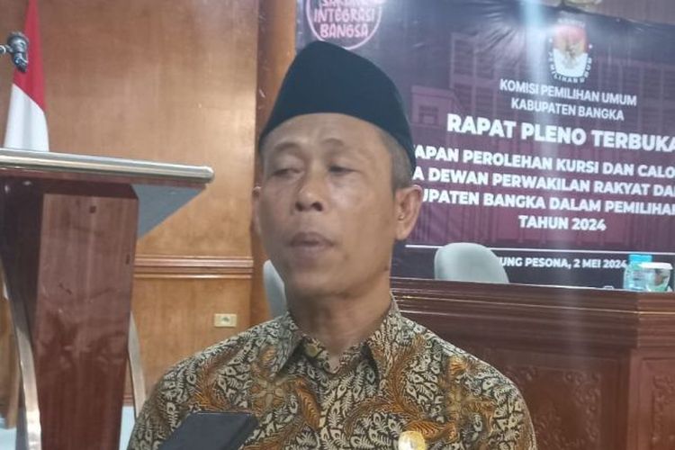 Ketua KPU Kabupaten Bangka Sinarto