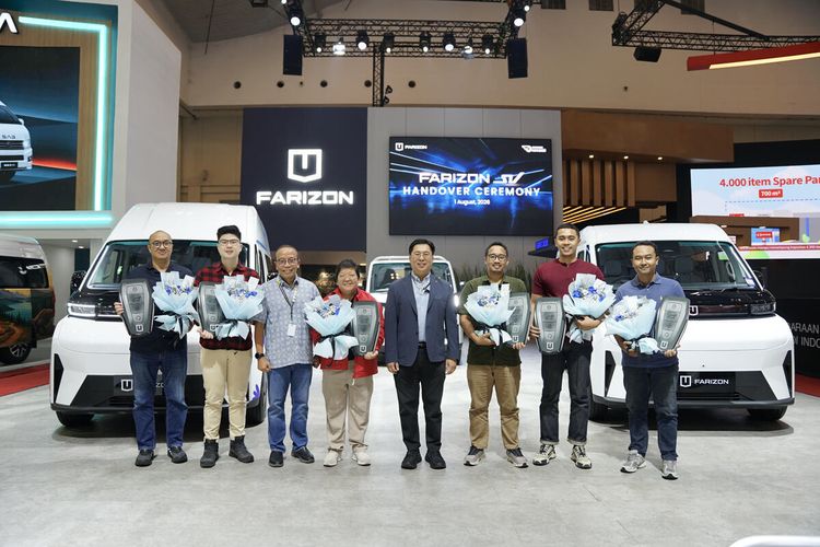 Akselerasi Kendaraan Listrik Komersial, Arista Group Serahkan Farizon SV ke 5 Mitra Strategis