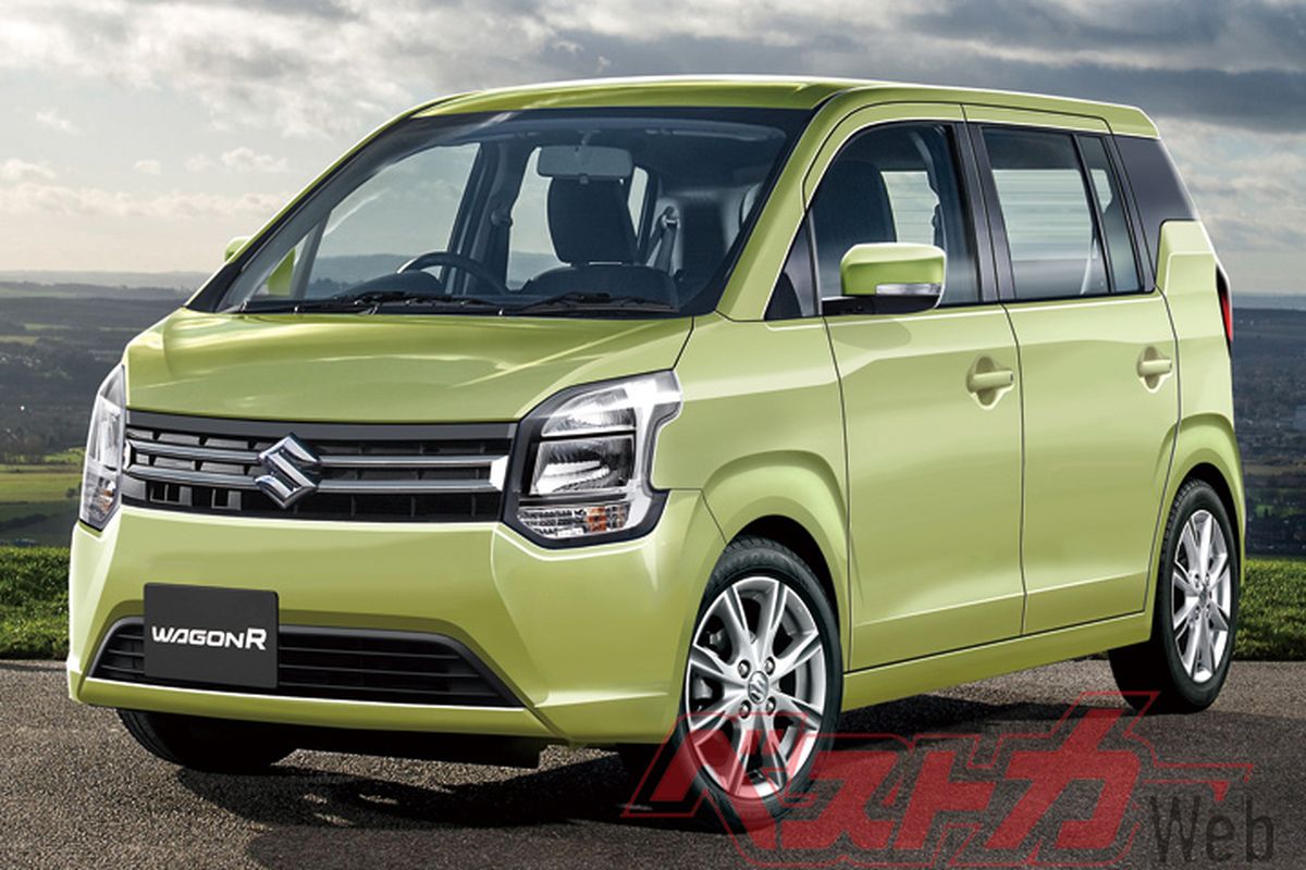 Hasil rendering Suzuki Wagon R generasi baru