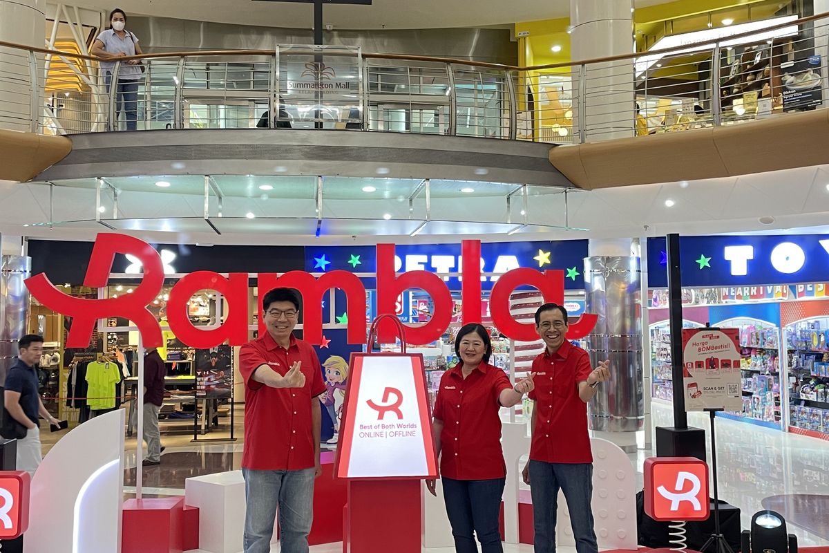 Rambla Super Department Store resmi meluncurkan secara penuh layanan dan fitur istimewa Rambla pada Rabu (31/5/2023) di Rambla flagship store, Mall Kelapa Gading 1.
