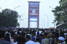Shalat Idul Adha di Palembang, Ribuan Warga Padati Jembatan Ampera