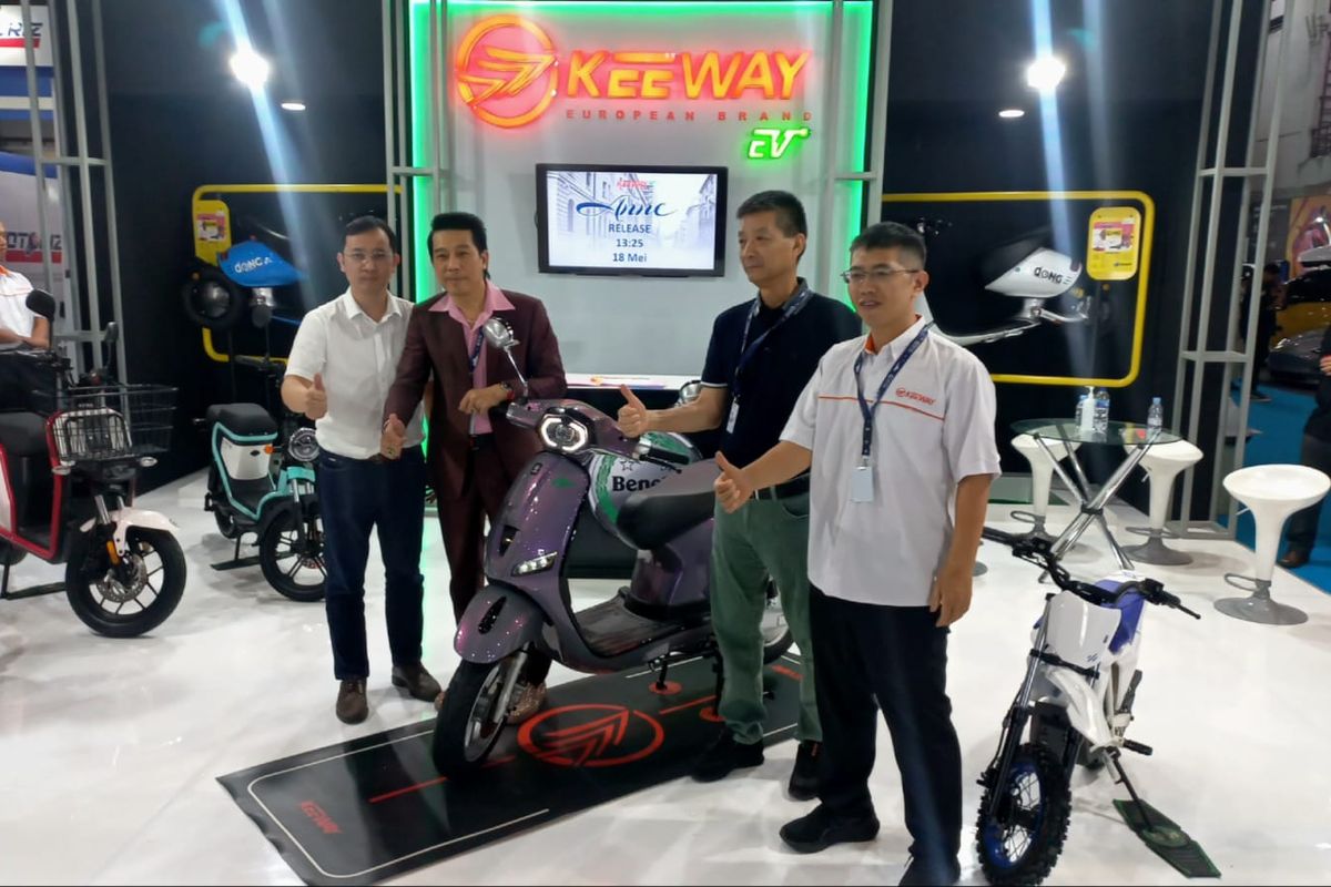 Motor listrik Keeway EV Anne meluncur di PEVS 2023