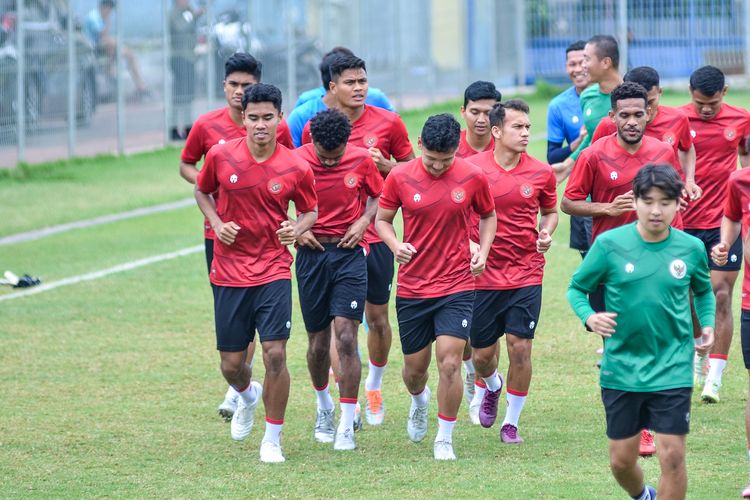 Skuad timnas Indonesia jelang menghadapi Curacao dalam FIFA Matchday.