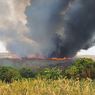 Gunung Sampah TPA Sukawinatan Palembang Terbakar, Api Mulai Dekati Rumah Warga