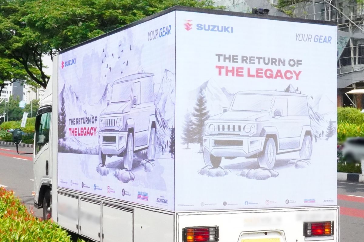 Suzuki Caravan Tour tunjukan gambar Jimny  di IIMS 2024