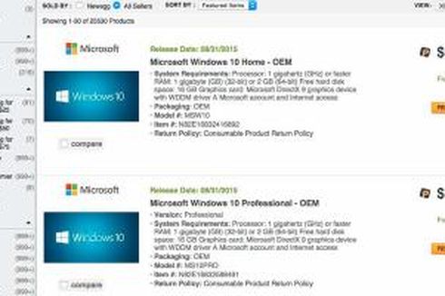 Terungkap, Jadwal Peluncuran dan Harga Windows 10