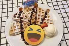 Jawab Pertanyaan Privasi di Cafe Facebook, Gratis Wafel Emoji