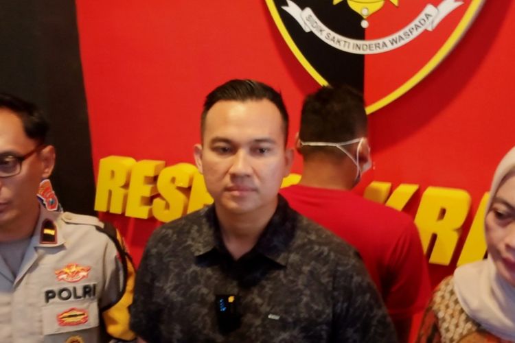 Kasat Reskrim Polresta Malang Kota, Kompol I Gusti Agung Ananta (kanan). 