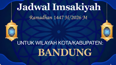 Jadwal Imsakiyah Bandung Hari Ini, 5 Ramadhan/23 Februari 2026
