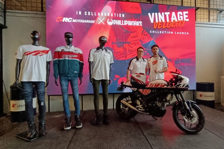 RC Motogarage dan Phillip Works berkolaborasi hasilkan apparel biker bernuansa '90-an