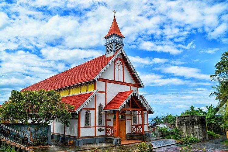 Gereta St. Ignatius Loyola di Sikka, Flores, Nusa Tenggara Timur. 