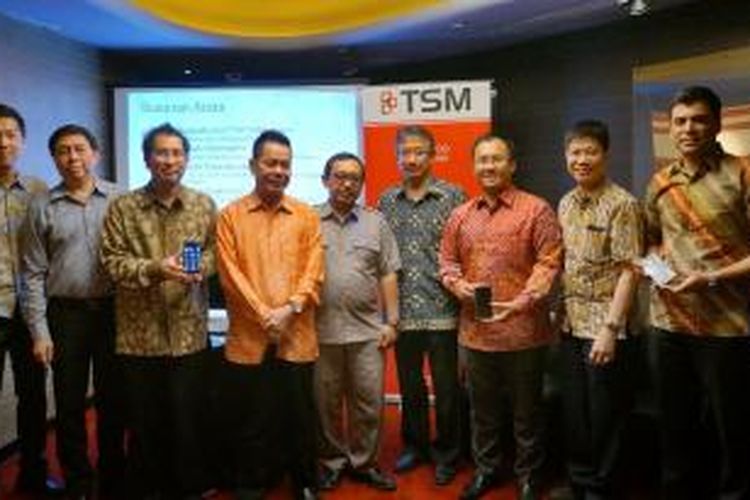 Para pembicara dalam diskusi 'Menyambut Era 4G LTE di Indonesia' yang diadakan TSM Technologies di Jakarta, Kamis (4/12/2014).