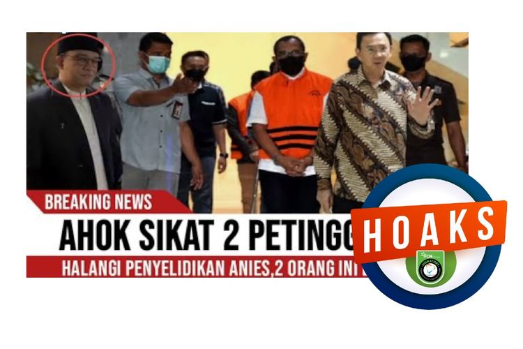 Hoaks, Ahok pecat dua petinggi KPK