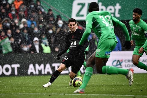 Hasil Saint-Etienne Vs PSG: Messi 3 Assist, Les Parisiens Menang 3-1