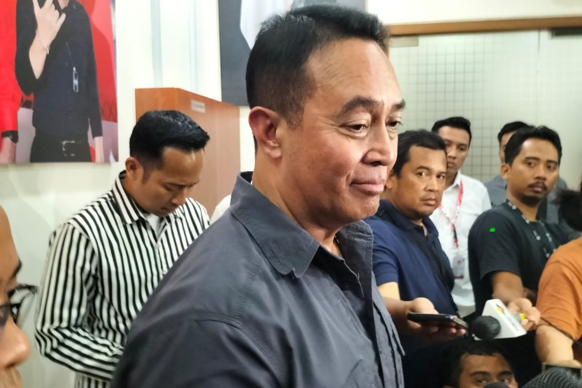 Mantan Panglima TNI yang menjadi Wakil Ketua Tim Pemenangan Nasional (TPN) Ganjar Pranowo, Jenderal TNI (Purn) Andika Perkasa ditemui di Rumah Aspirasi, Menteng, Jakarta Pusat, Rabu (20/9/2023) malam.