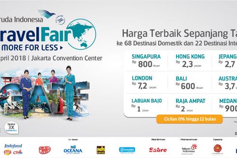 Garuda Indonesia Bersama Bank Mandiri  Menggelar Garuda Indonesia Travel Fair (GATF) 2018