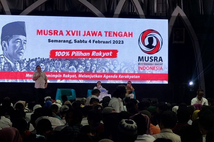 Musra di Jateng mencuatkan nama Prabowo Subianto dan Ganjar Pranowo untuk Presiden 2024