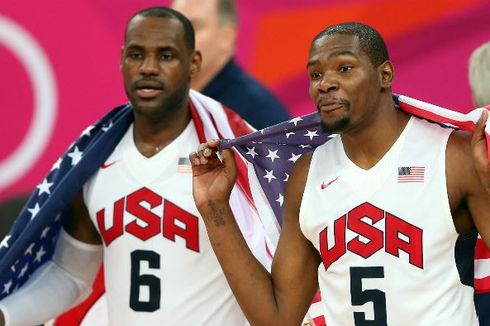 LeBron Pilih Durant Masuk Tim All-Star