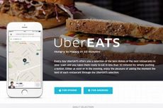 Uber Uji Coba Layanan Antar Makanan