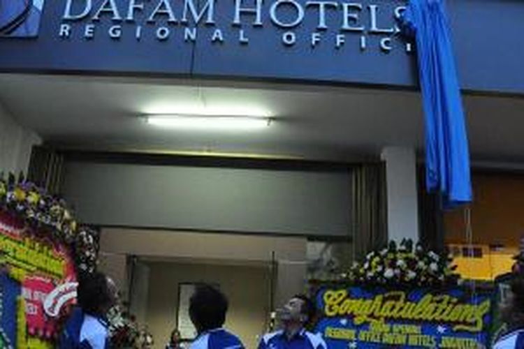 Pembukaan Kantor Regional Dafam Hotels di Jalan Fatmawati, Jakarta Selatan, Jumat (18/10/2013).