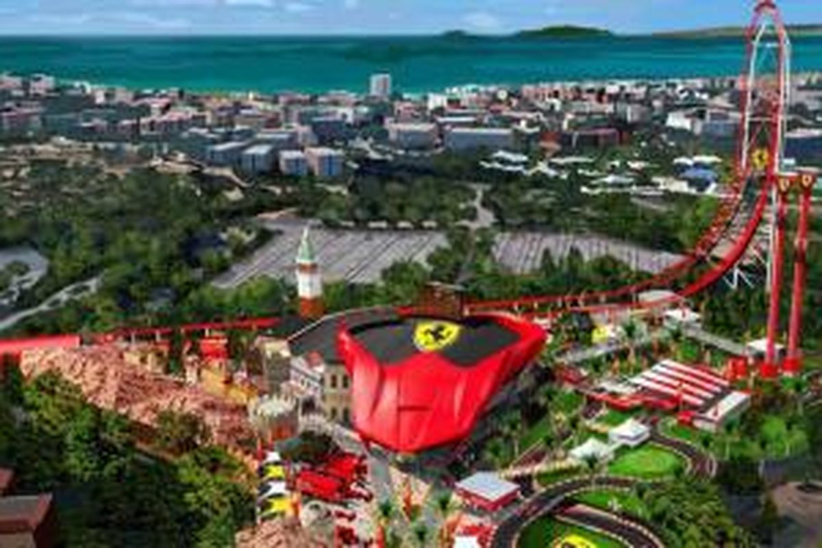 Ferrari Land didirikan di dekat Barcelona, Spanyol, dibuka pada 2016.