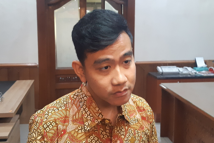 Wali Kota Solo Gibran Rakabuming Raka di Solo, Jawa Tengah, Selasa (22/8/2023).