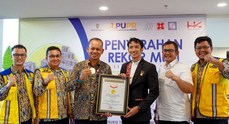 Proyek Rusun ASN 2 di IKN Sabet Tiga Rekor MURI